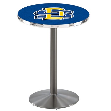 Holland Bar Stool Co 42" Stainless Steel South Dakota State Pub Table L214S4228SDakSt